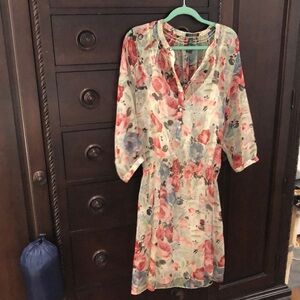 Ralph Lauren Ladies Size 14 Floral Print Dress